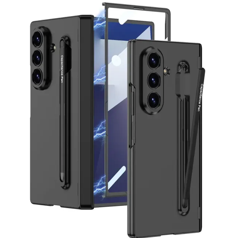 Galaxy Z Fold7 Full Protection With Magnetic Hinge & Touch Pen Case
