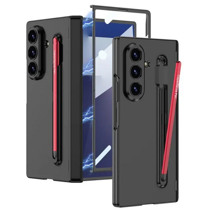 Galaxy Z Fold7 Full Protection With Magnetic Hinge & Touch Pen Case
