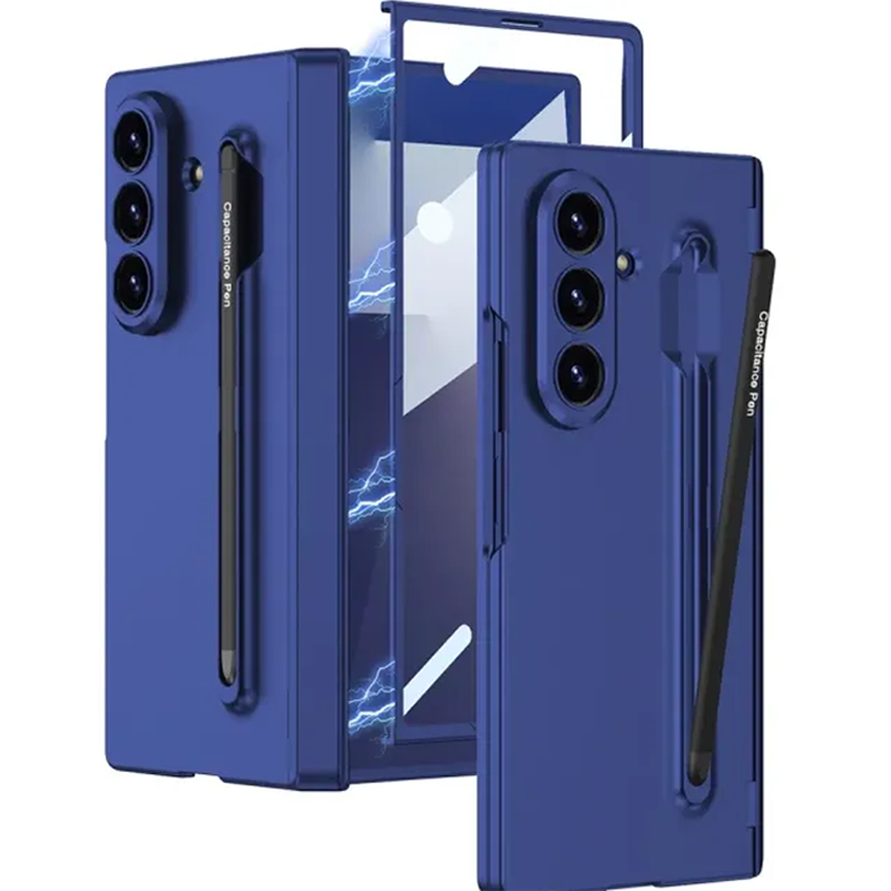 Galaxy Z Fold7 Full Protection With Magnetic Hinge & Touch Pen Case