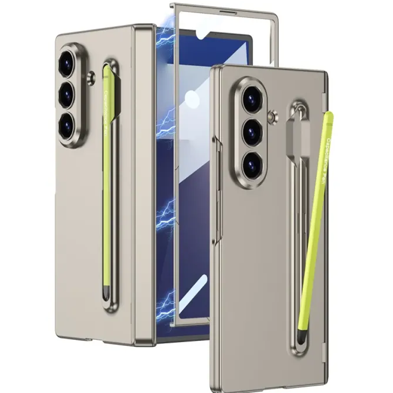 Galaxy Z Fold7 Full Protection With Magnetic Hinge & Touch Pen Case