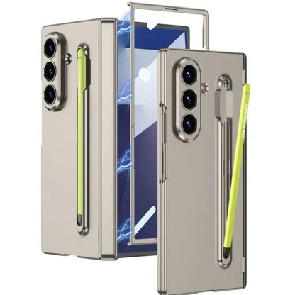 Galaxy Z Fold7 Full Protection With Magnetic Hinge & Touch Pen Case