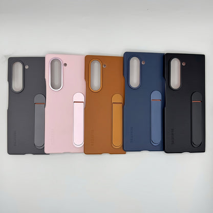 Galaxy Z Fold7 KINDSUIT Premium Leather Stylish Protection with Kickstand Case