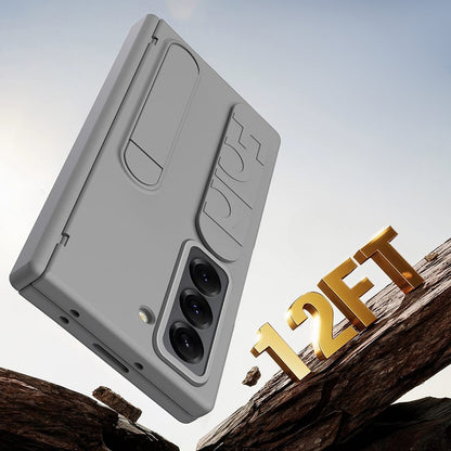 Galaxy Z Fold7 Dual Function Design Wristband with Folding Stand Case