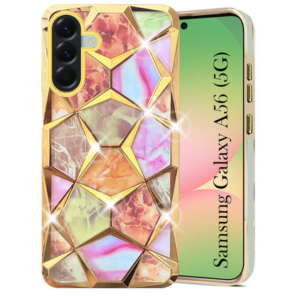 Galaxy A56/A36 Glitter Diamond Case – Dual Design Sparkle Back Cover for Stylish Protection