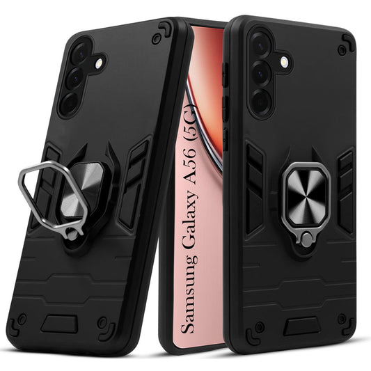 Galaxy A56/A36 UAG Shockproof Dual-Layer Armor Case with Kickstand Ring