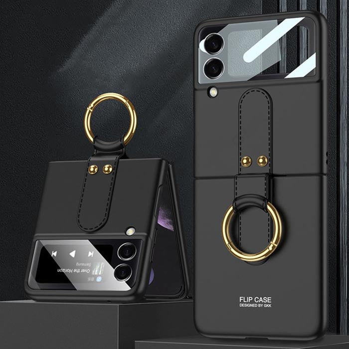 Galaxy Z Flip3 Luxury Ring Holder Case