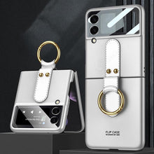 Load image into Gallery viewer, Galaxy Z Flip3 Luxury Ring Holder Case
