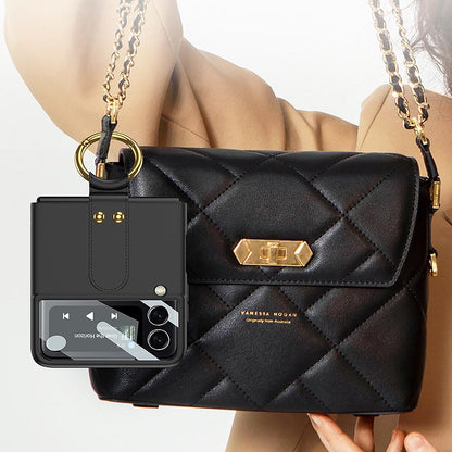 Galaxy Z Flip3 Luxury Ring Holder Case