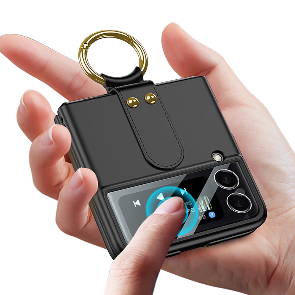 Galaxy Z Flip3 Luxury Ring Holder Case