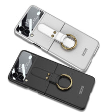 Load image into Gallery viewer, Galaxy Z Flip3 Luxury Ring Holder Case
