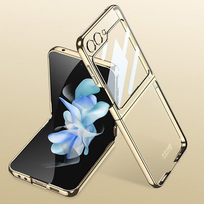 Galaxy Z Flip5 High Transparent Glitter Back Case