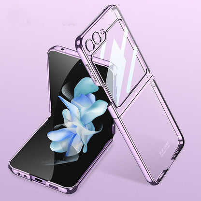 Galaxy Z Flip5 High Transparent Glitter Back Case