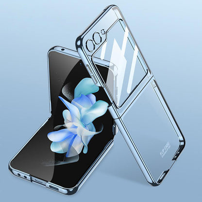 Galaxy Z Flip5 High Transparent Glitter Back Case