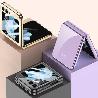 Galaxy Z Flip5 High Transparent Glitter Back Case