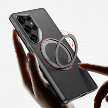 Load image into Gallery viewer, Galaxy S25 Ultra Premium Leather Case – Metal Kickstand | Slim &amp; Stylish
