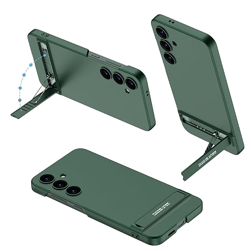 Galaxy S24 Shockproof Ultra Matte Case with Kickstand | Slim & Durable