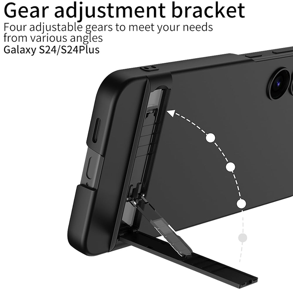 Galaxy S24 Shockproof Ultra Matte Case with Kickstand | Slim & Durable