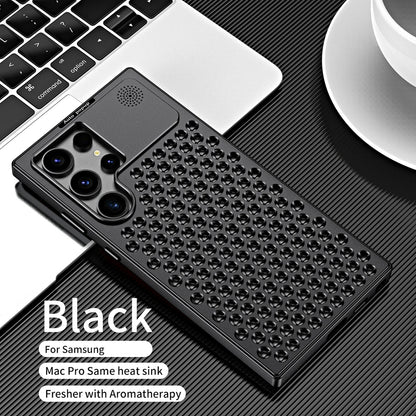 Galaxy S24 Ultra Aluminum Hollow Heat Dissipation Shockproof Case