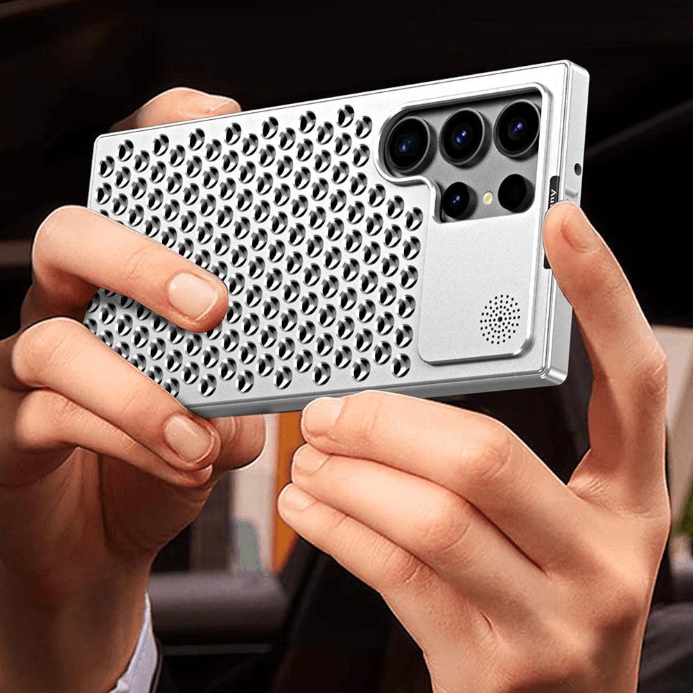 Galaxy S24 Ultra Aluminum Hollow Heat Dissipation Shockproof Case