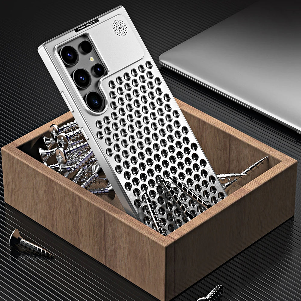 Galaxy S24 Ultra Aluminum Hollow Heat Dissipation Shockproof Case