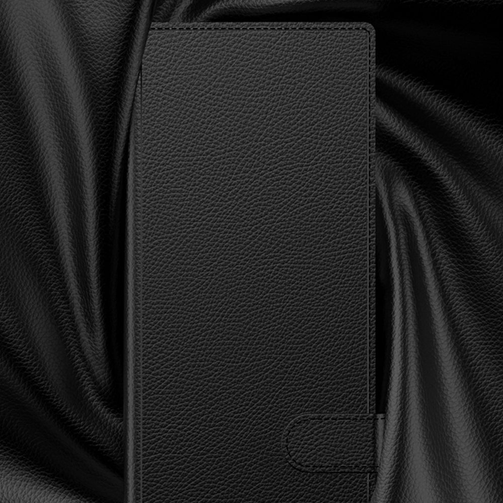 Galaxy S25 Ultra Luxury Band with Kickstand Leather Flip Case