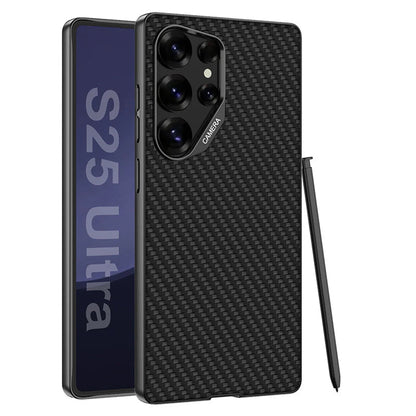 Quilted Classic Plain Leather Craft Case for Galaxy S25 Ultra