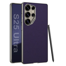 Load image into Gallery viewer, Quilted Classic Plain Leather Craft Case for Galaxy S25 Ultra
