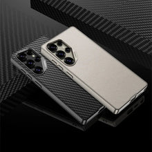 Load image into Gallery viewer, Quilted Classic Plain Leather Craft Case for Galaxy S25 Ultra
