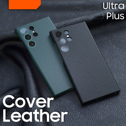 Galaxy S25 Ultra High Quality Soft Silky Touch Protective Leather Case
