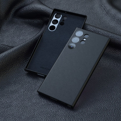 Galaxy S25 Ultra High Quality Soft Silky Touch Protective Leather Case