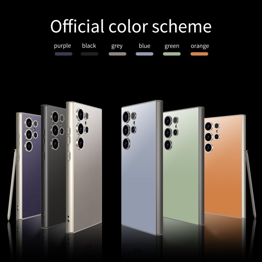 Galaxy S25 Ultra Matte Shine with Anti-fall Protective Case