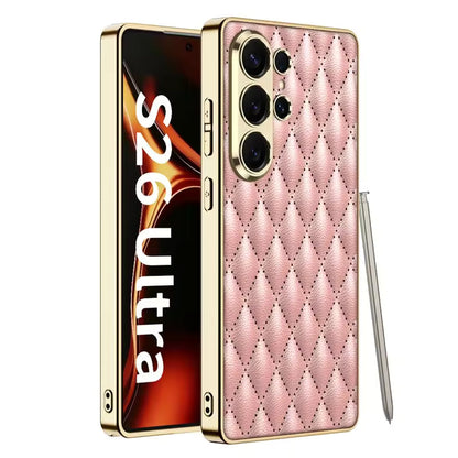 Galaxy S26 Ultra Full Protection Ultra Hybrid Premium Cushion Leather Case