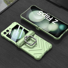 Load image into Gallery viewer, Galaxy Z Flip5 Shockproof Electroplating Magnetic With Buckle Holder Case
