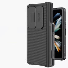 Load image into Gallery viewer, Galaxy Z Fold5 Camshield With Stand and Pen Holder Slot Back Case
