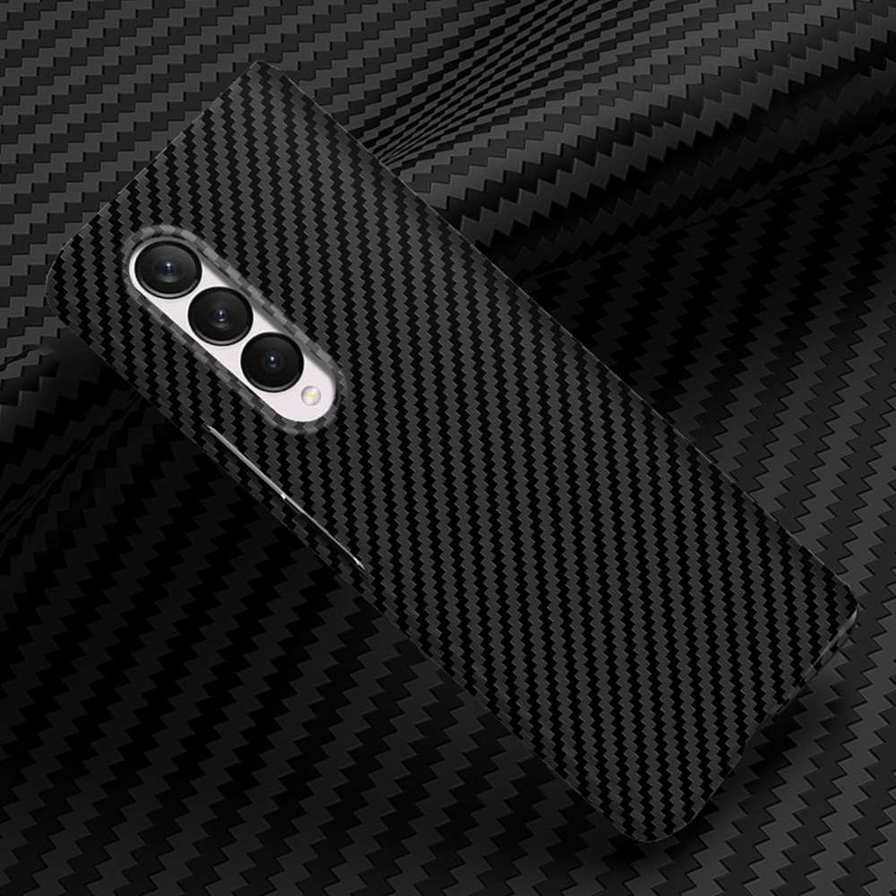 Galaxy Z Fold3 Classic Ultra Slim Carbon Fiber Texture Pattern PC Case