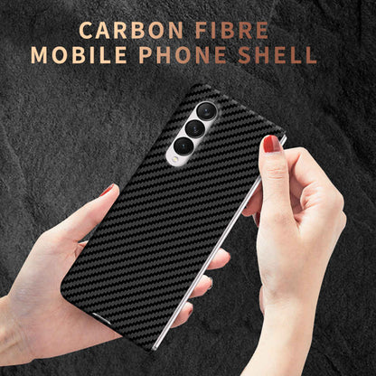 Galaxy Z Fold3 Classic Ultra Slim Carbon Fiber Texture Pattern PC Case