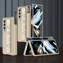 Load image into Gallery viewer, Galaxy Z Fold3 Wristband Magnetic Hinge Pen Holder Strap Case
