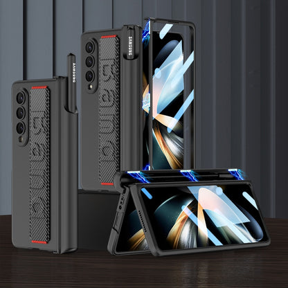 Galaxy Z Fold6 Wristband Magnetic Hinge Pen Holder Strap Case