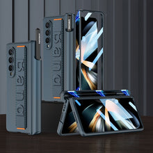 Load image into Gallery viewer, Galaxy Z Fold3 Wristband Magnetic Hinge Pen Holder Strap Case
