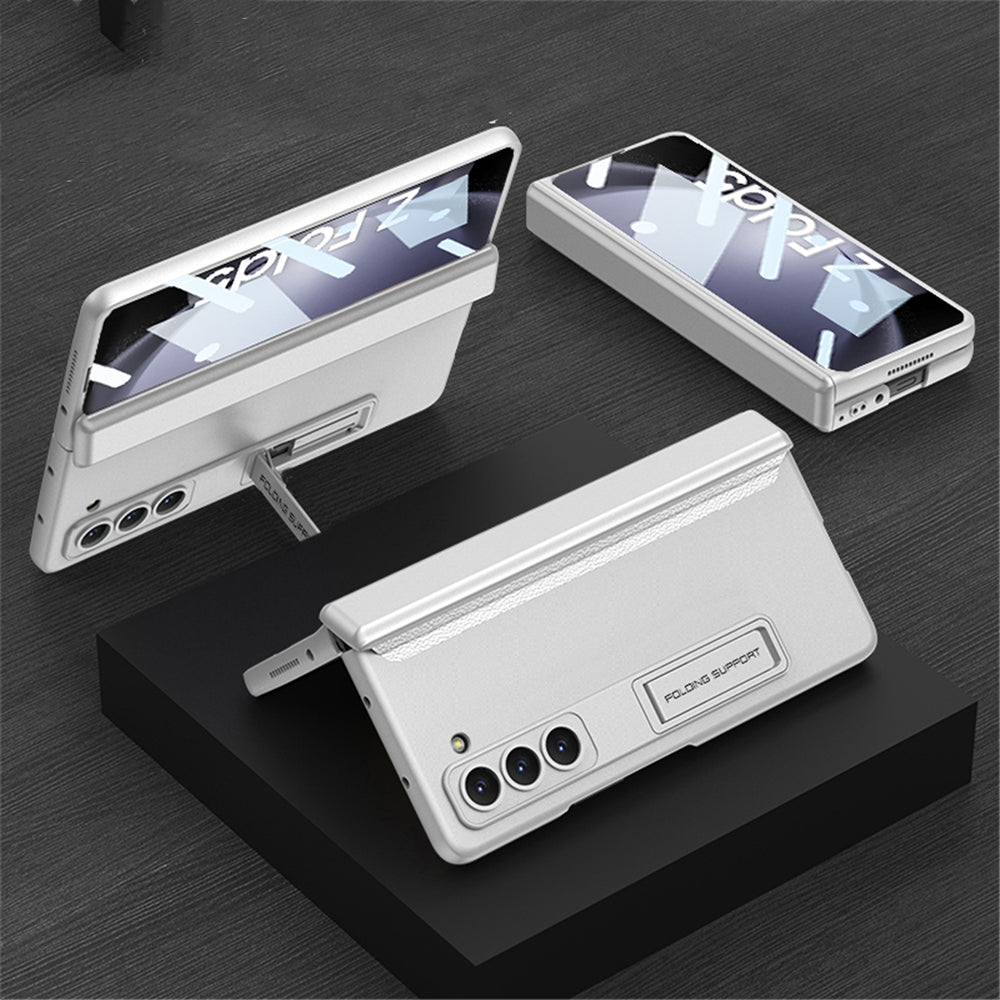 Galaxy Z Fold5 Magnetic Hinge Full Protection Stand Case