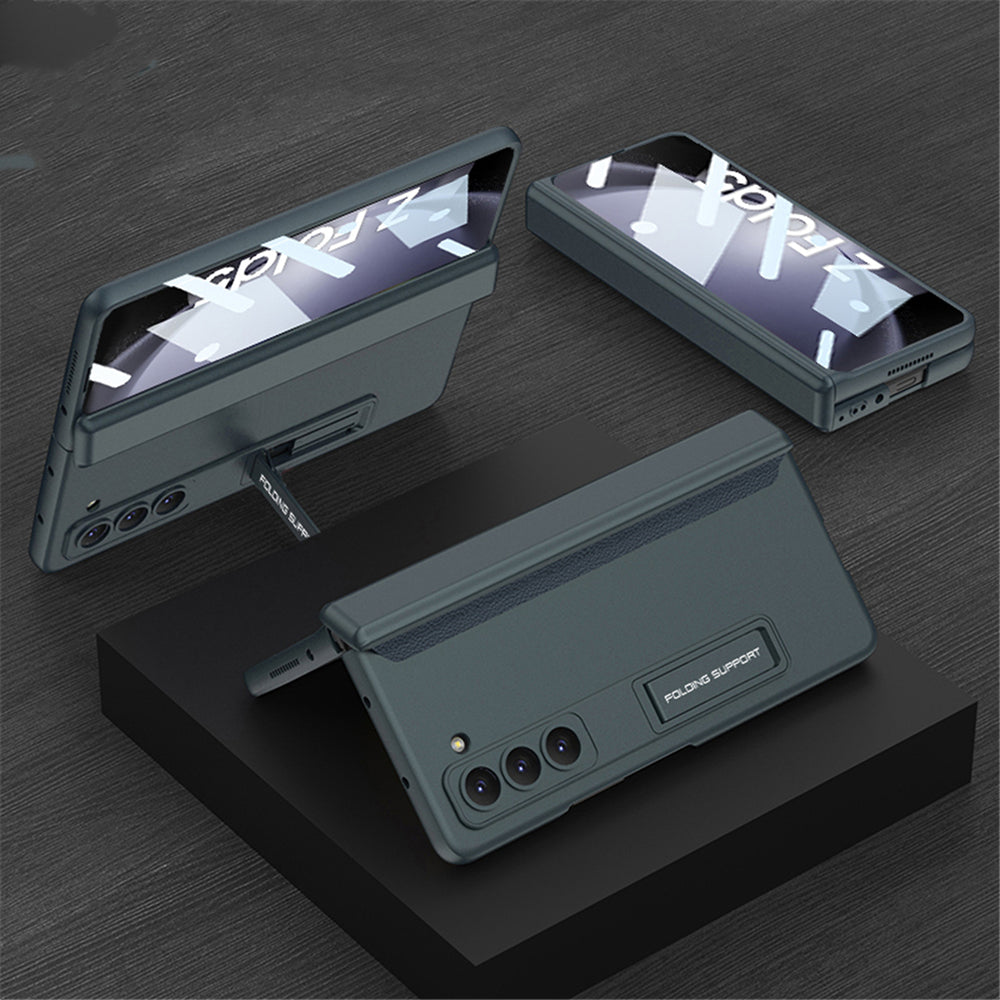 Galaxy Z Fold5 Magnetic Hinge Full Protection Stand Case