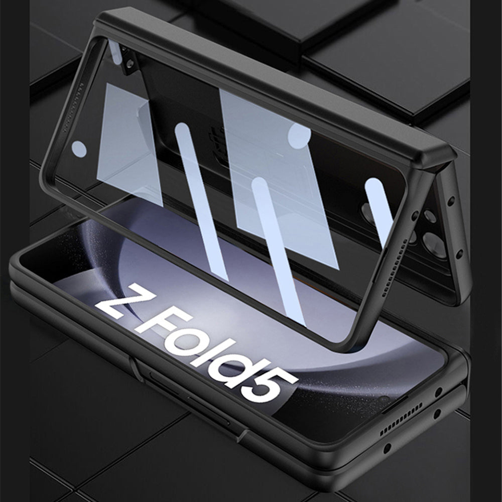 Galaxy Z Fold5 Magnetic Hinge Full Protection Stand Case