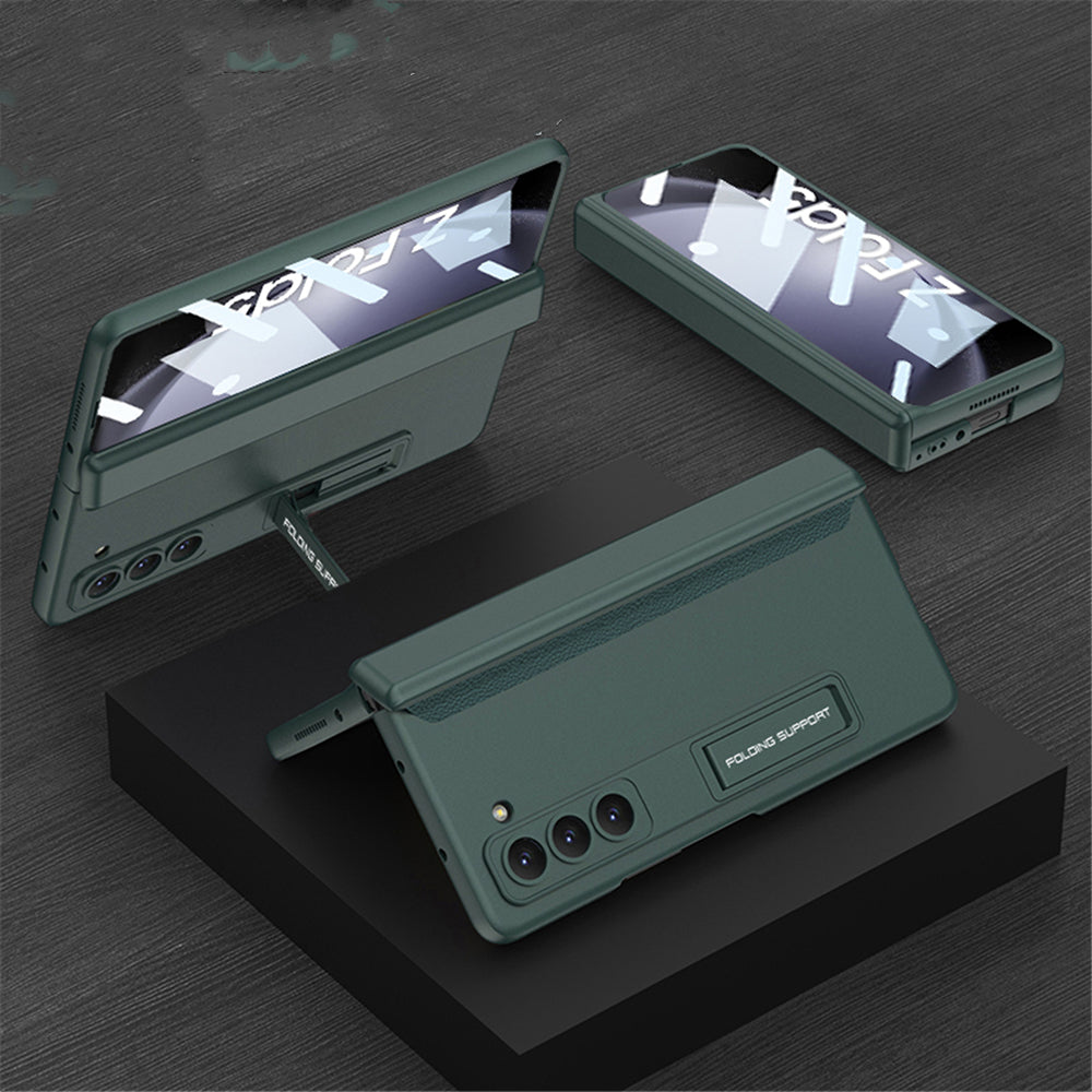 Galaxy Z Fold5 Magnetic Hinge Full Protection Stand Case