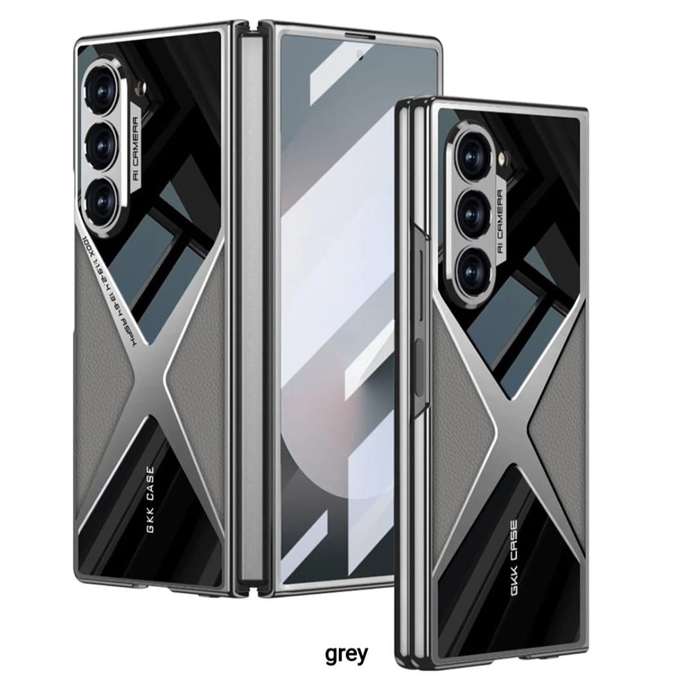 Galaxy Z Fold6 GKK X Leather Camera Protection Case