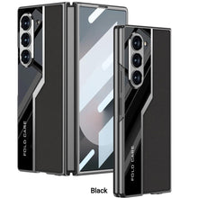 Load image into Gallery viewer, Galaxy Z Fold5 Thin Electroplated Leather Shockproof Blade Case
