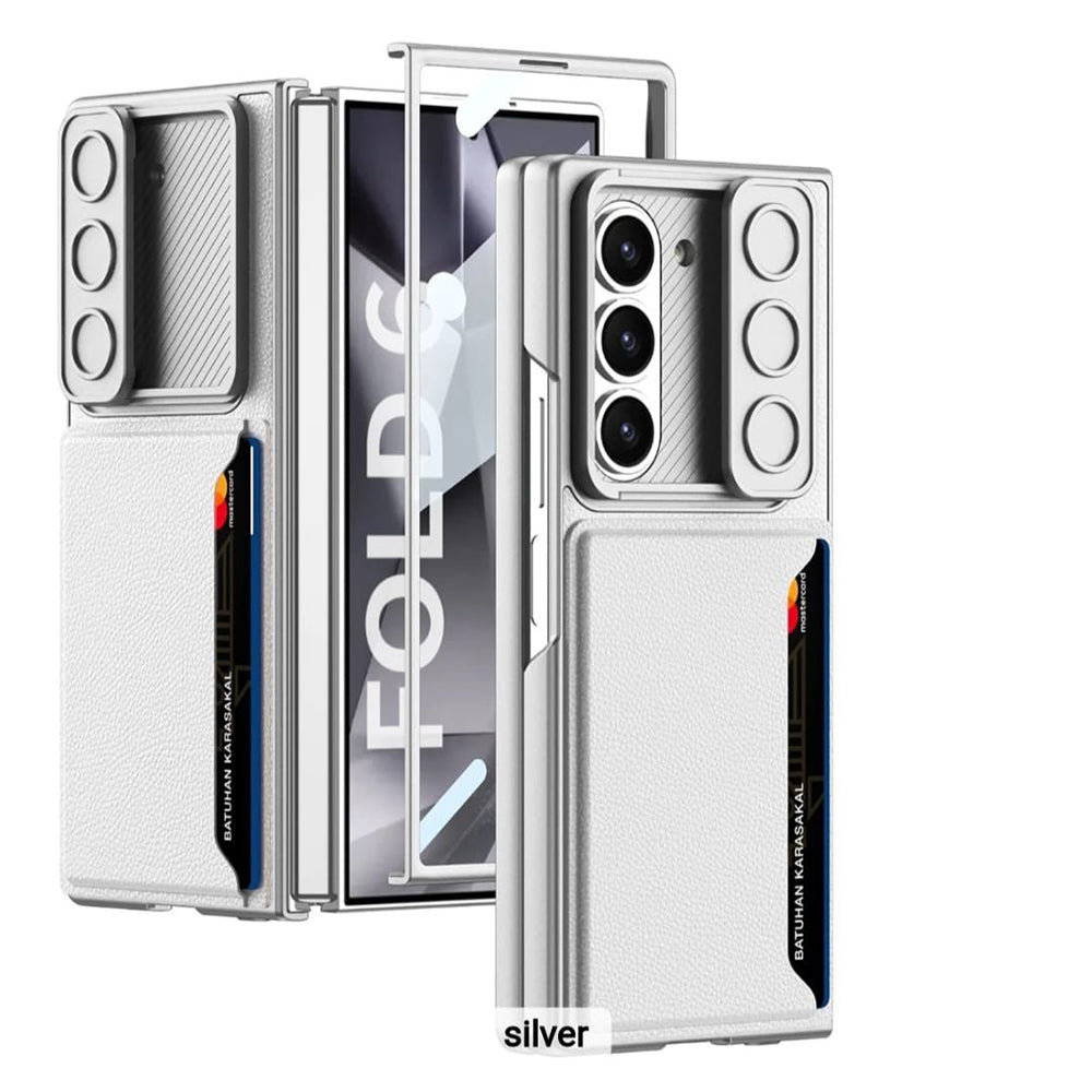 Galaxy Z Fold 6 Slide Window Business Wallet Shockproof Protective Case