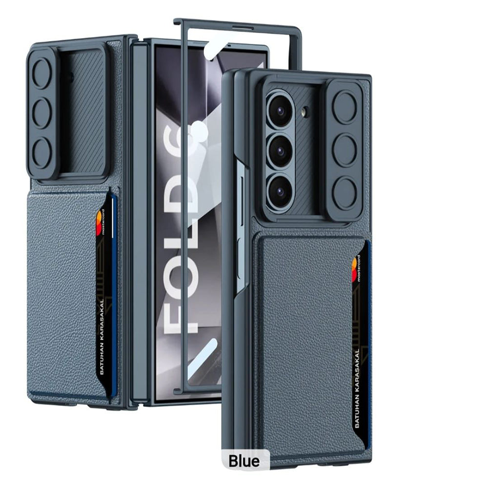 Galaxy Z Fold 6 Slide Window Business Wallet Shockproof Protective Case