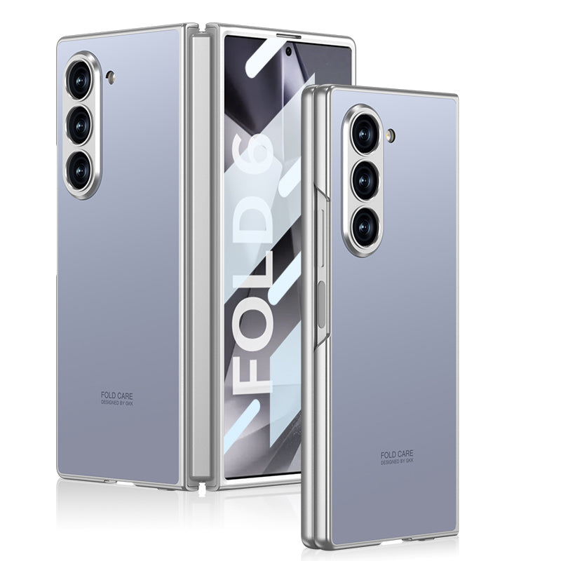 Galaxy Z Fold6 Matte Shine with Front Glass Protection Case