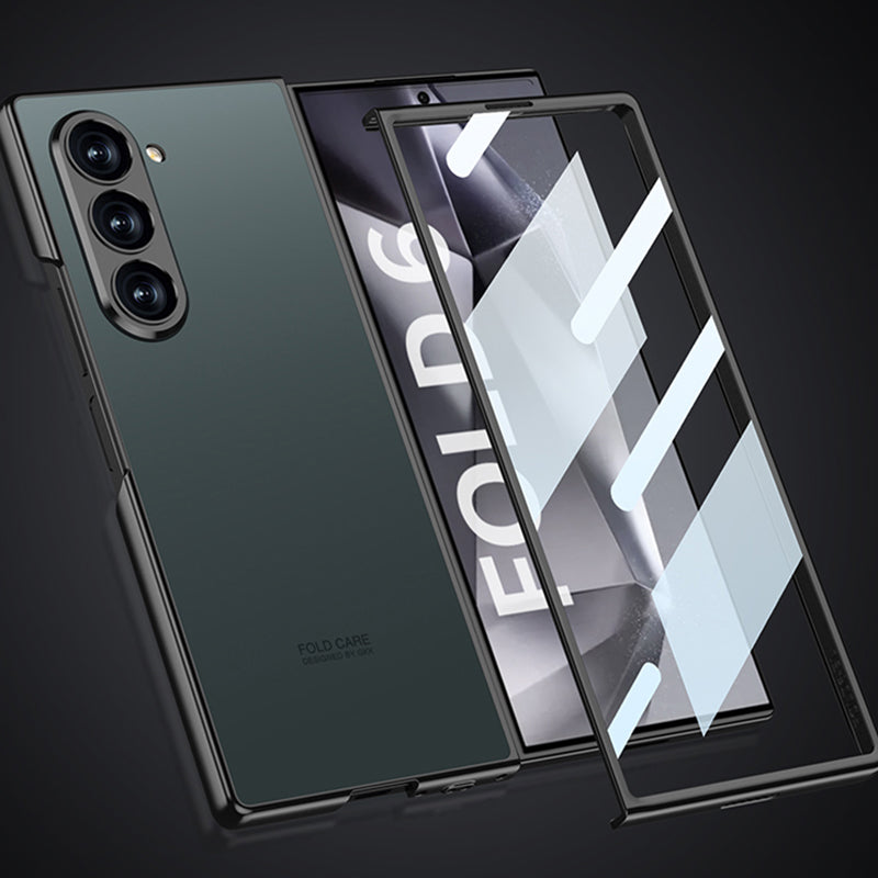 Galaxy Z Fold6 Matte Shine with Front Glass Protection Case