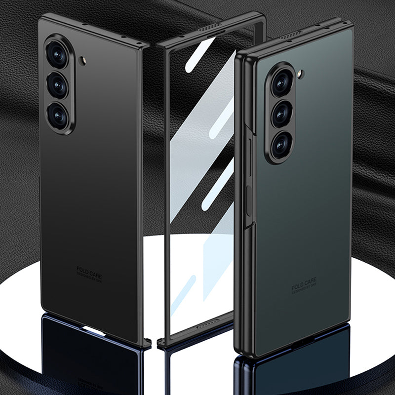 Galaxy Z Fold6 Matte Shine with Front Glass Protection Case